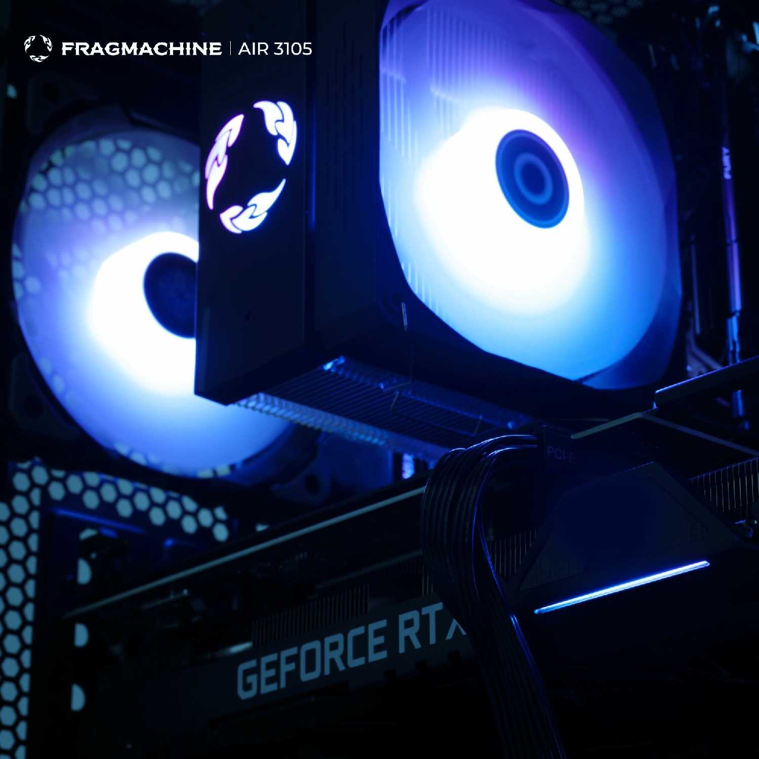 Игровой компьютер FragMachine Air 3105 (i5-10400F, 16GB DDR4, SSD 500Gb, RTX 3060 8Gb) фотография 11