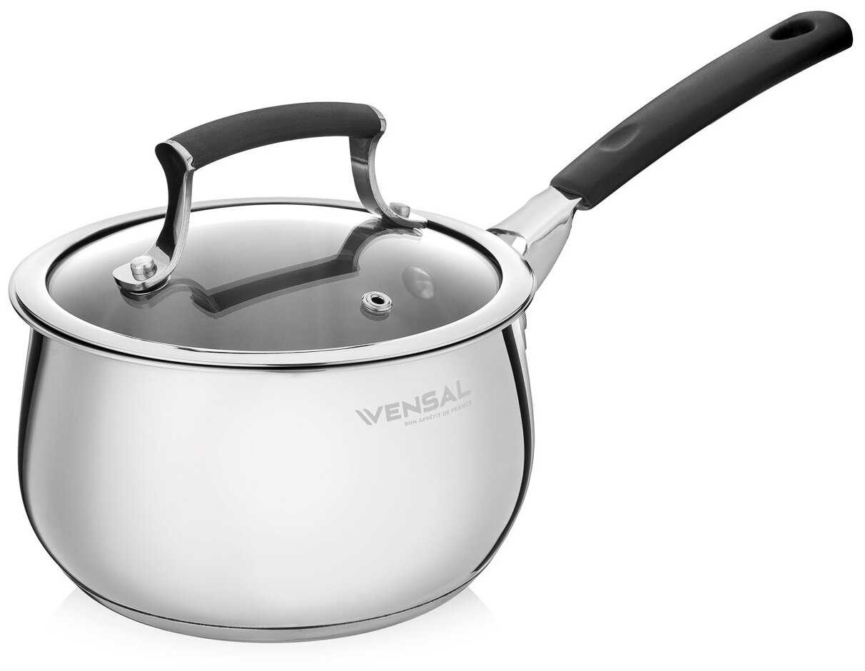Набор посуды Vensal Nouvel accord [3,6 л (20 см), 6,1 л (24 см), 1,9 л (16 см)] [VS1520] фотография 8
