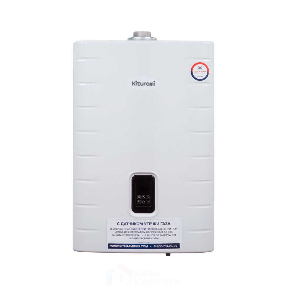 Настенный газовый двухконтурный котел отопления Kiturami World Alpha C 35 фотография 1