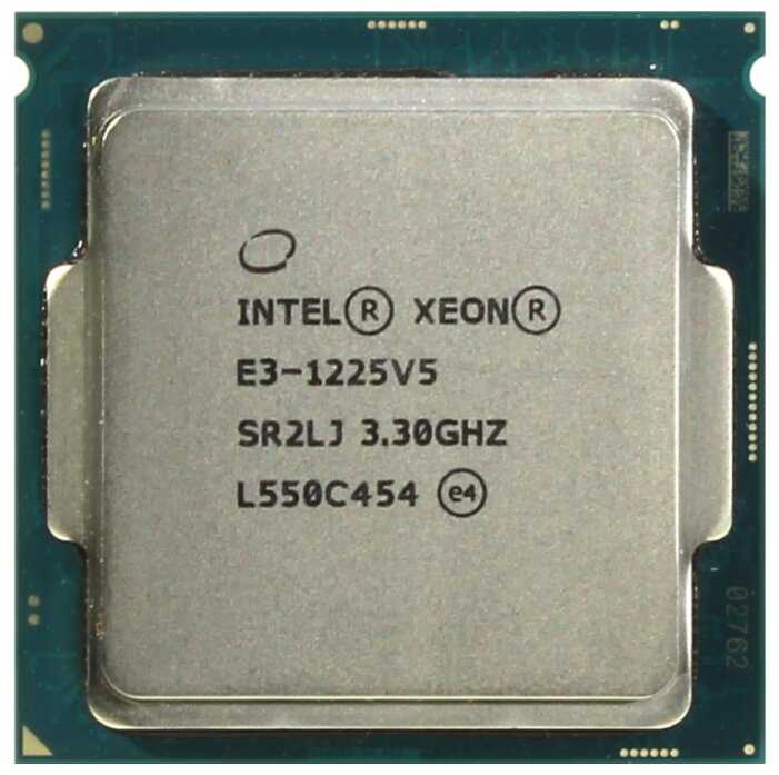 Процессор Intel Xeon E3-1225V5 LGA1151, 4 x 3300 МГц