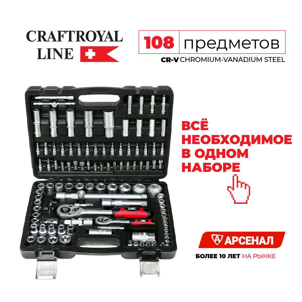 Набор инструмента CraftRoyal Набор инструмента (66108)