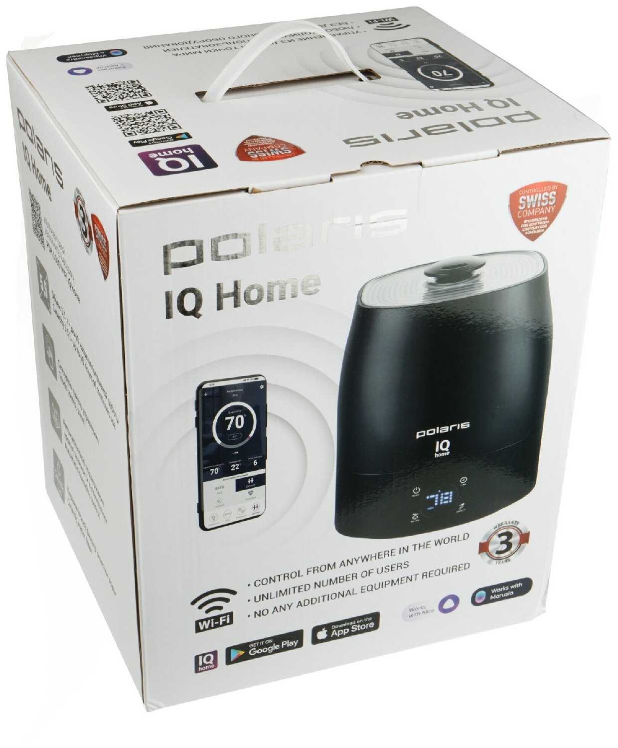 Увлажнитель воздуха Polaris PUH 8080 WIFI IQ Home фотография 10