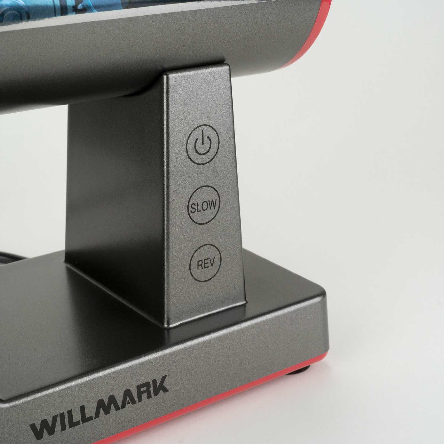 Электромясорубка WILLMARK WMG-3683GS (2000Вт, 2.7 кг/мин, реверс, 3 решета) фотография 9