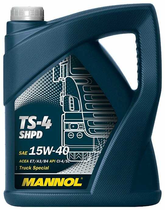 Минеральное моторное масло Mannol TS-4 SHPD 15W-40