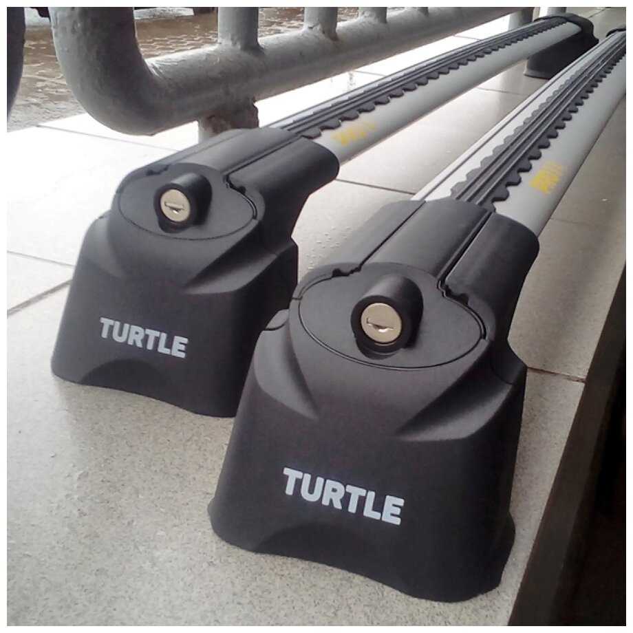 Багажник на крышу Turtle Air-3, аэро дуги на Фольксваген Амарок 2010-2022, арт: TA3-040 фотография 1