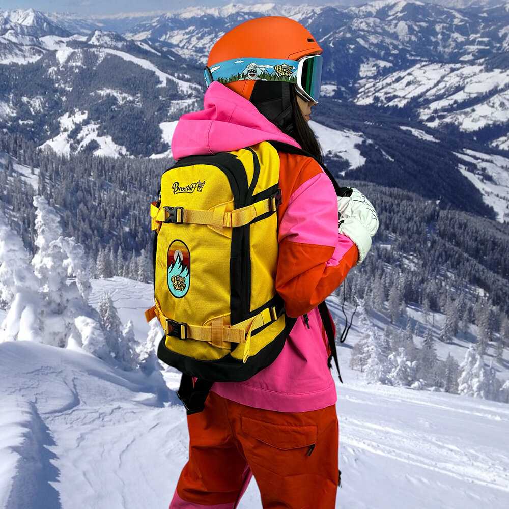 Маска для сноуборда, горных лыж BroStuff powder yeti фотография 33