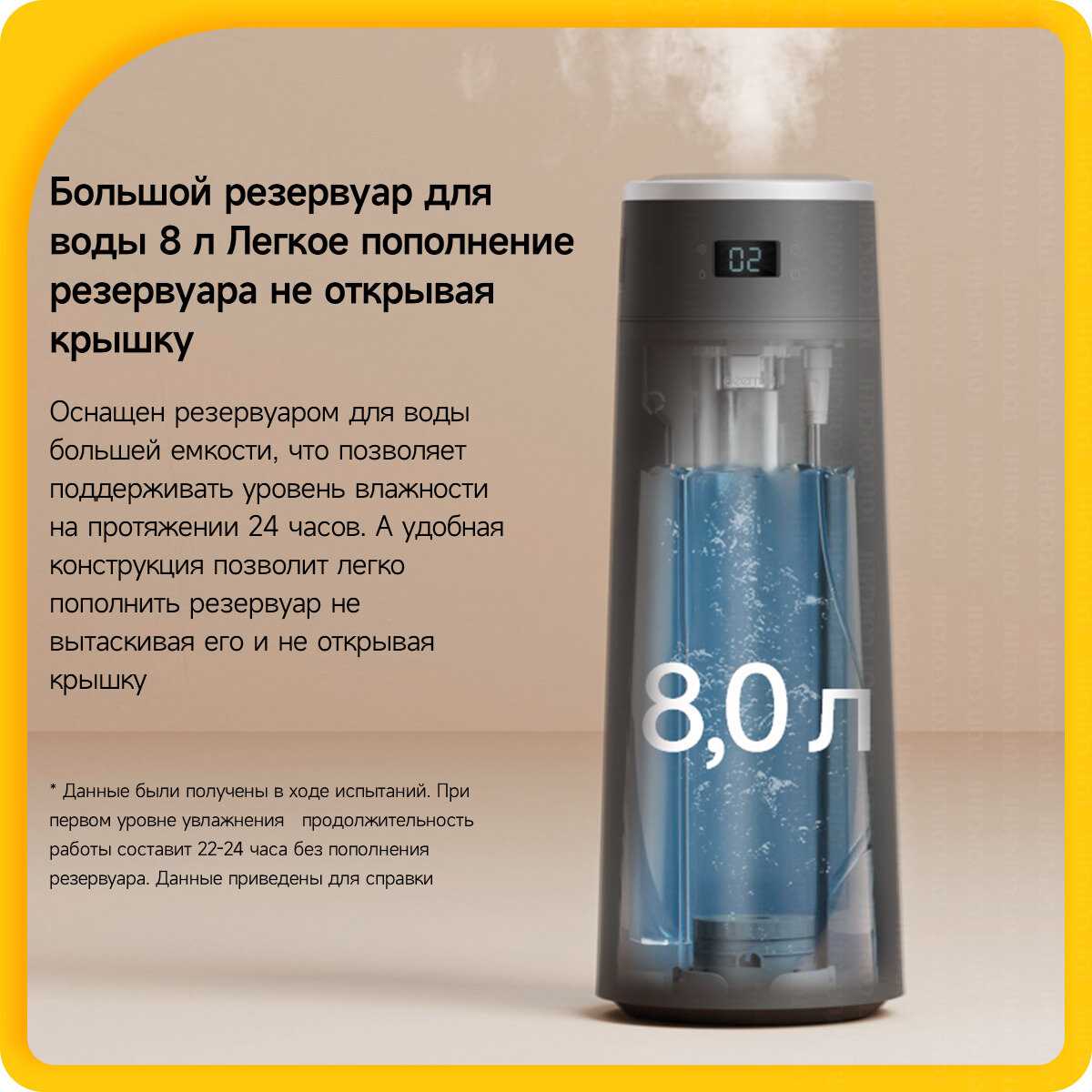 Xiaomi Увлажнитель воздуха Xiaomi Mijia Humidifier 2 (MJJSQ06DY) white, CN (переходник в комплекте) фотография 15