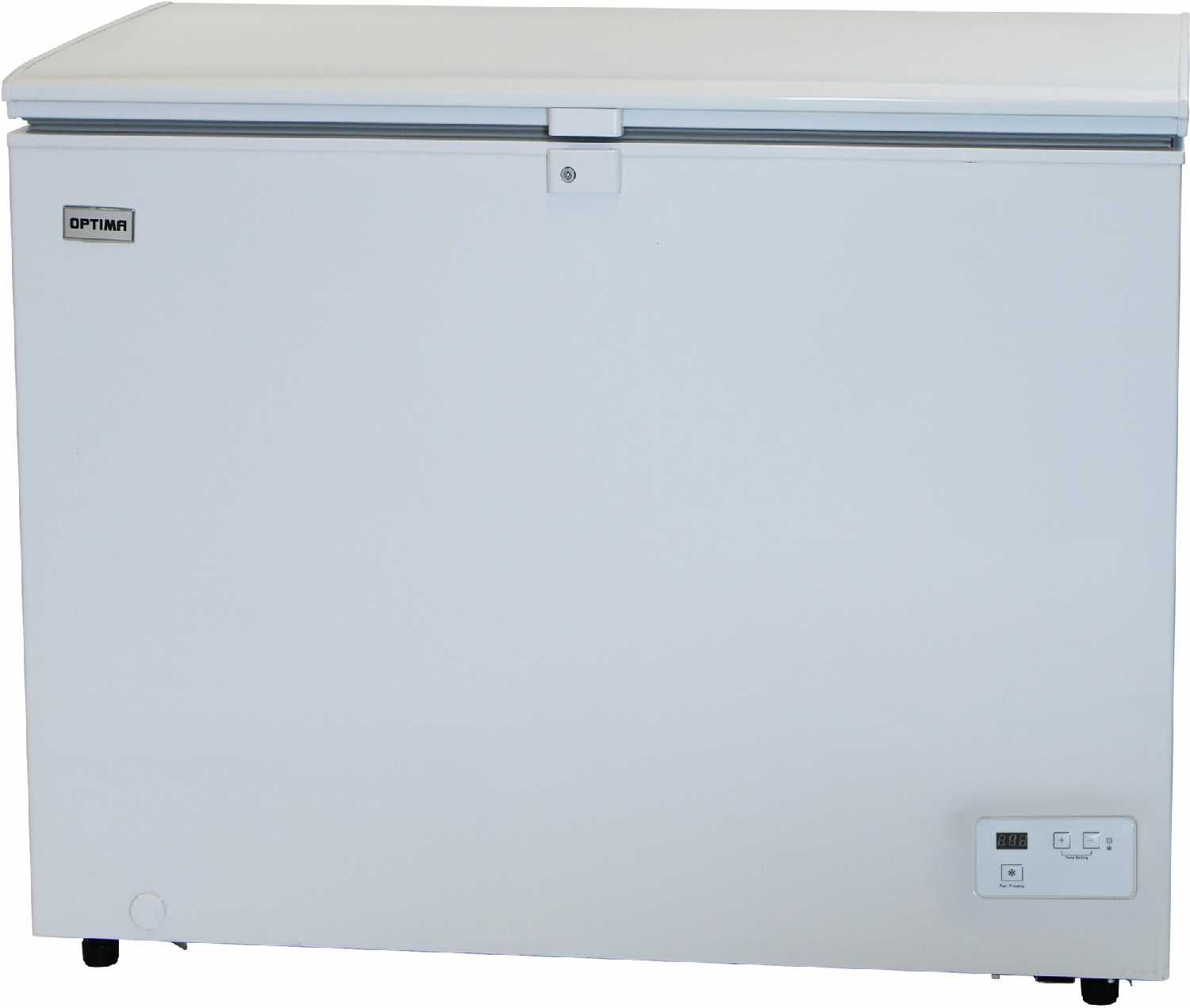 Морозильный ларь OPTIMA BD-310WLG (компр. TOSHIBA, от +10 до -24С, 302л, 3 корзины, замок, лампа)