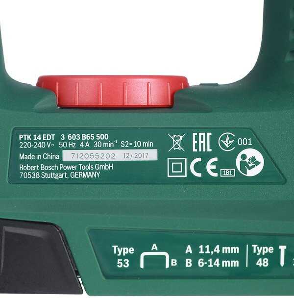 Скобозабивной пистолет BOSCH PTK 14 EDT (0.603.265.520) фотография 11