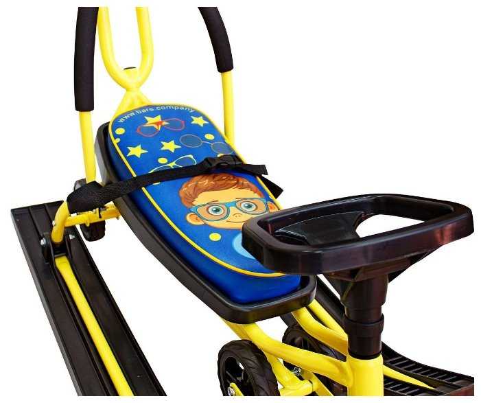 Снегокат Барс 111 Mobile с Т-образным толкателем и колесной базой фотография 10