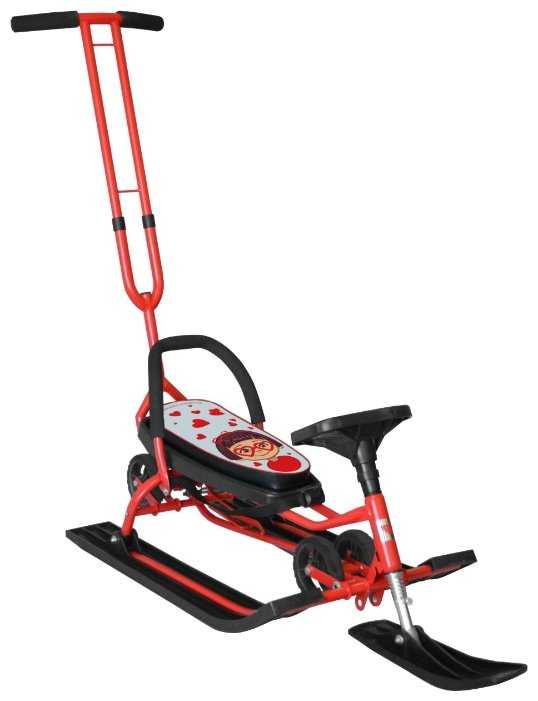 Снегокат Барс 111 Mobile с Т-образным толкателем и колесной базой фотография 11