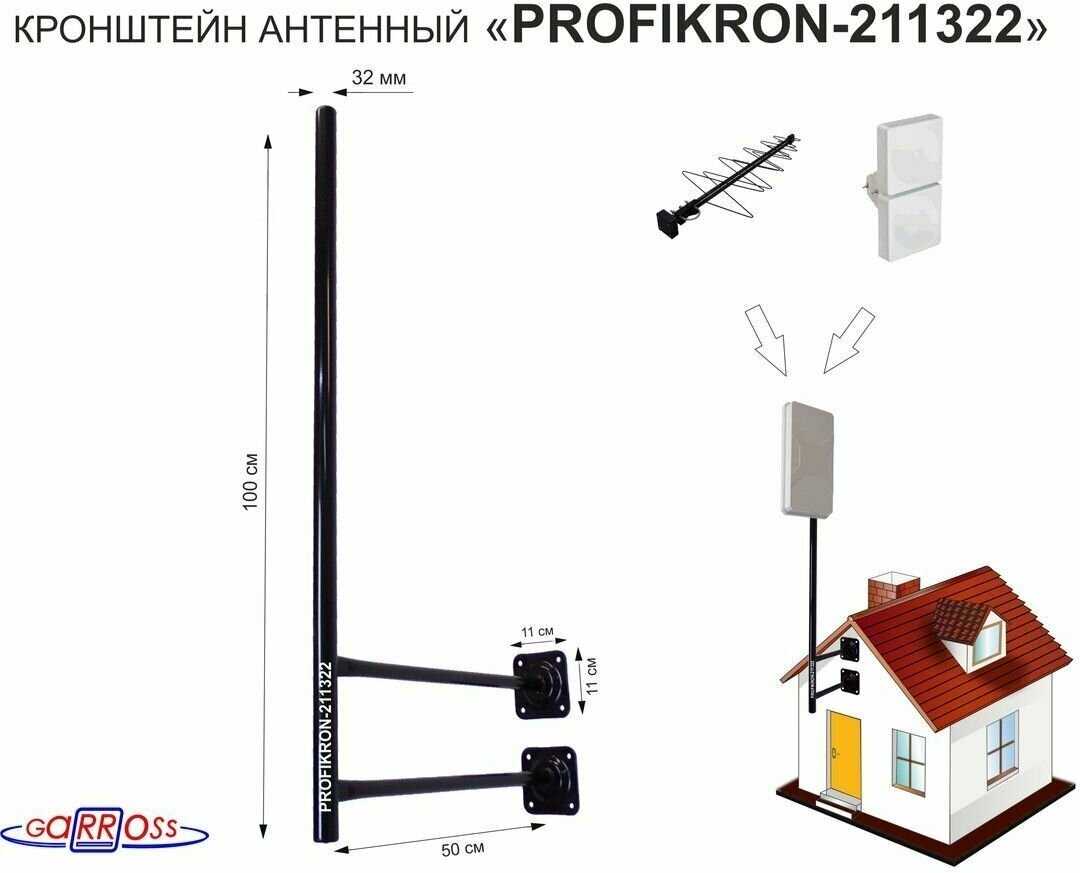 Кронштейн антенный PROFIKRON Кронштейн антенный (PROFIKRON-211322)