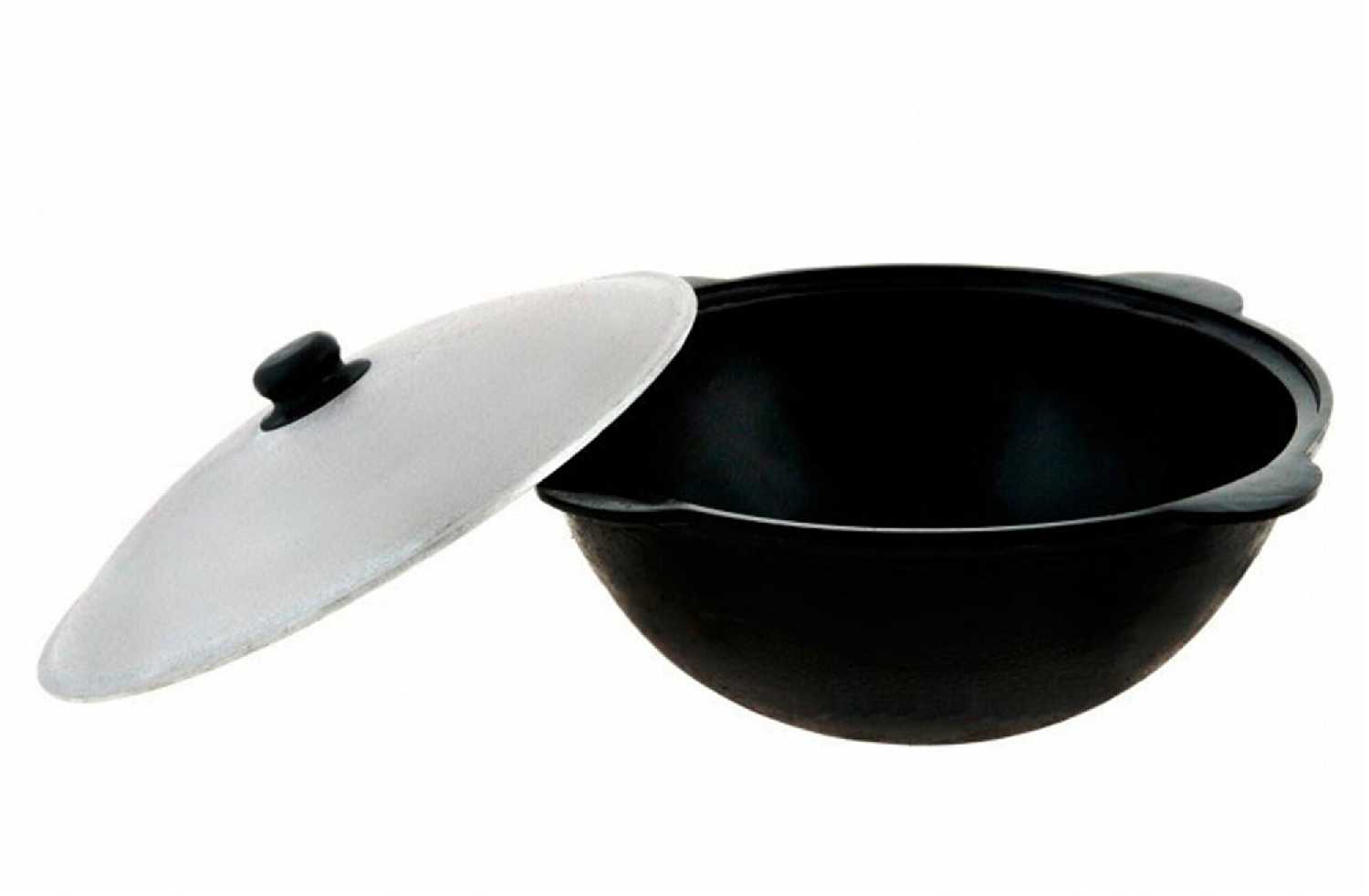 Казан Наманган Казан чугунный с плоским дном фотография 17