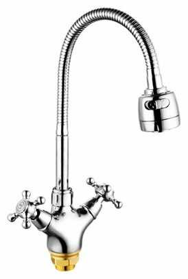 Смеситель для кухни (мойки) Ростовская Мануфактура Сантехники SL65-279F, вентильный