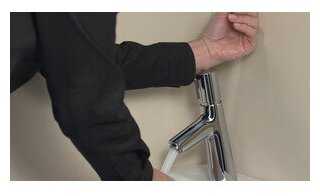 Смеситель для раковины (умывальника) hansgrohe Talis Select S 72040000, сенсорный фотография 9