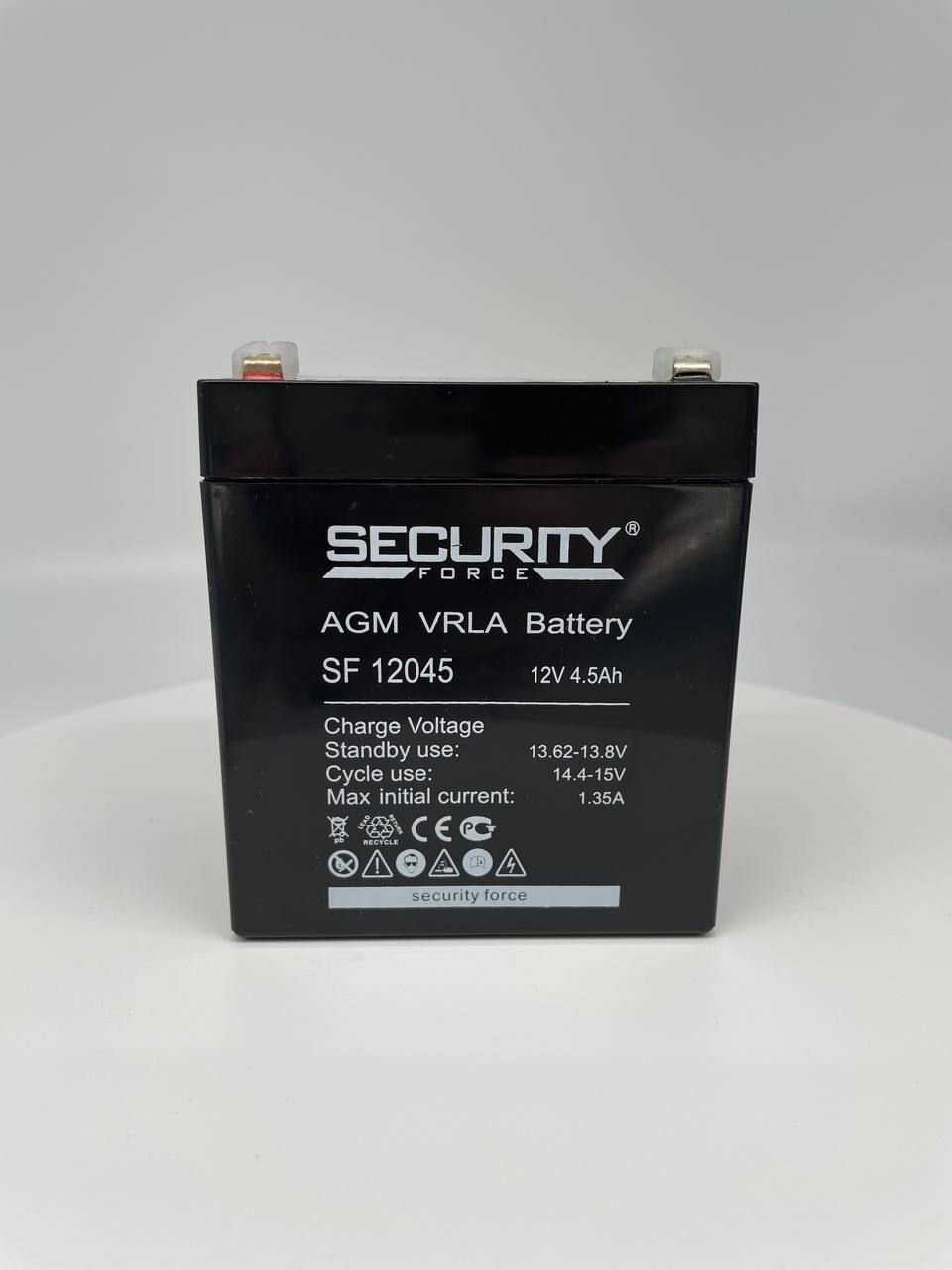 Аккумуляторная батарея Security Force SF 12045 12В фотография 10