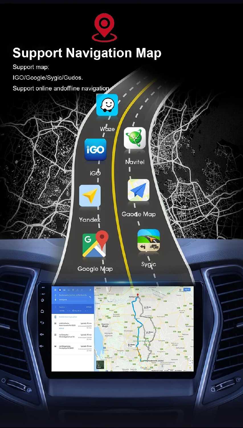 Автомагнитола Ssangyong Мультимедийный видеоплеер с навигацией, Wi-Fi, DPS, IPS, QLED, Android 14 (C 6G 128G) фотография 8