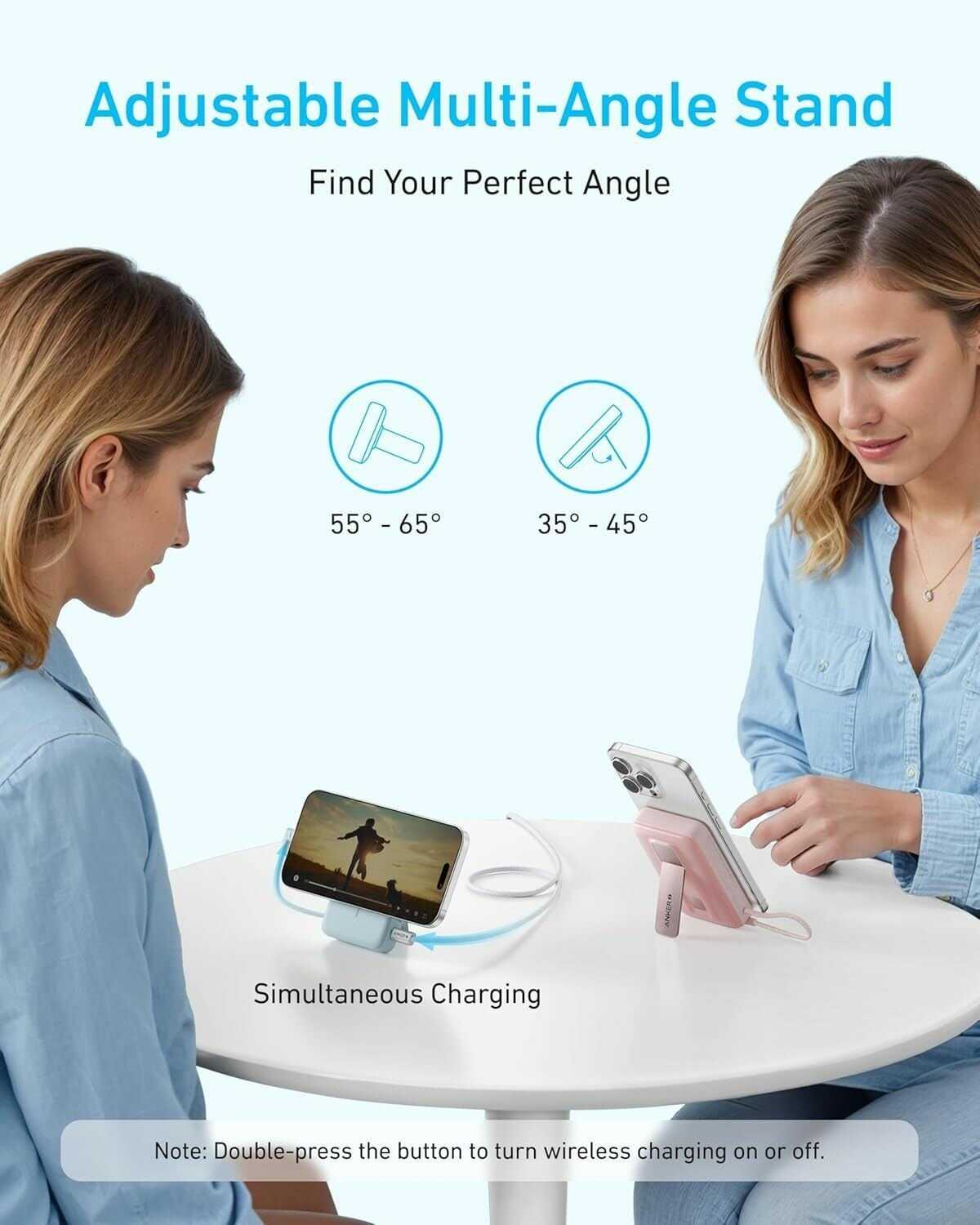 Внешний аккумулятор Anker Zolo Magsafe Power Bank 10000mAh (30W) фотография 2