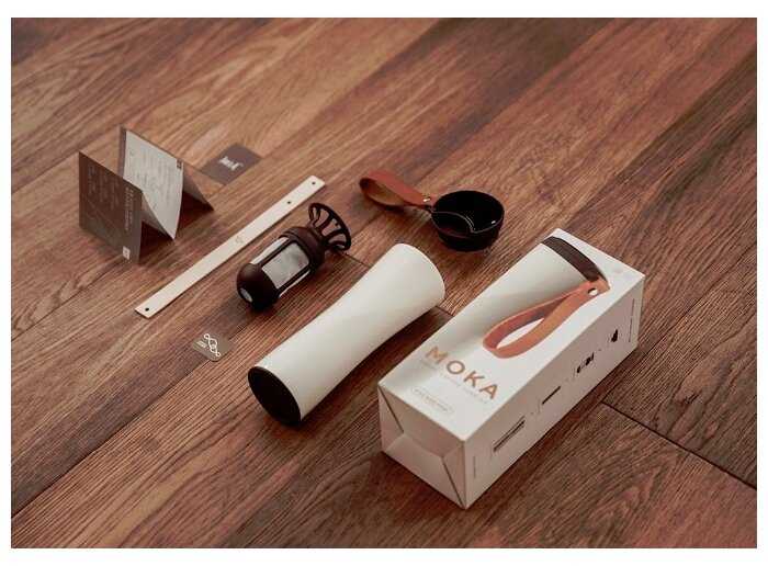 Термокружка KKF Kiss Kiss Fish MOKA Smart Cup OLED фотография 1