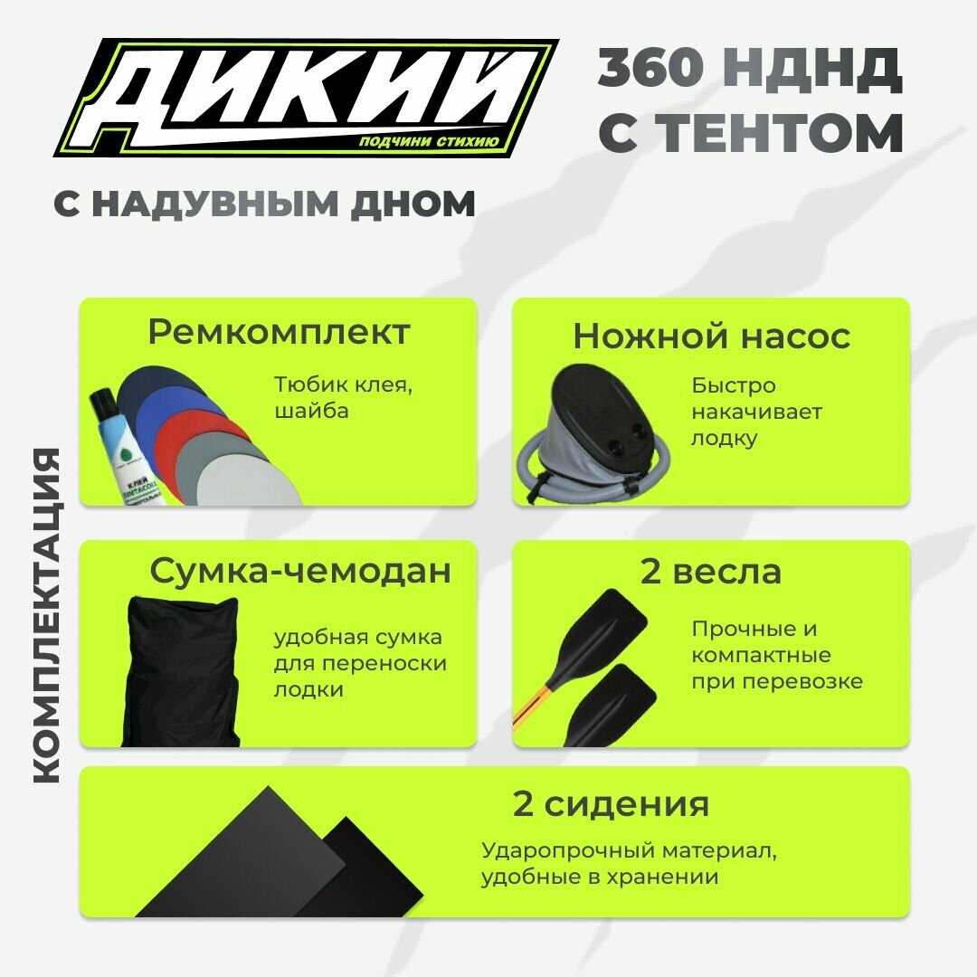 Лодка ПВХ Дикий 360 НДНД фотография 8