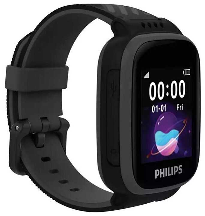 Смарт-часы Philips W200 Black фотография 2