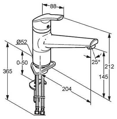 Смеситель для кухни (мойки) KLUDI Objecta-Mix 33883 0575, рычажный фотография 1