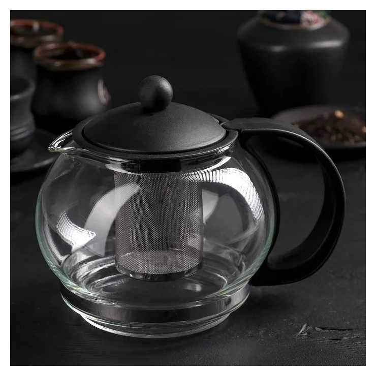 Чайник заварочный с ситом, с крышкой