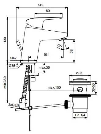 Смеситель Ideal Standard B1708AA фотография 2