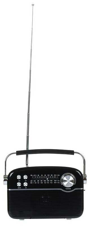 Радиоприемник SVEN SRP-500 (3 Вт, Bluetooth, FM/AM/SW, USB, microSD, AUX, встроенный аккумулятор) фотография 2