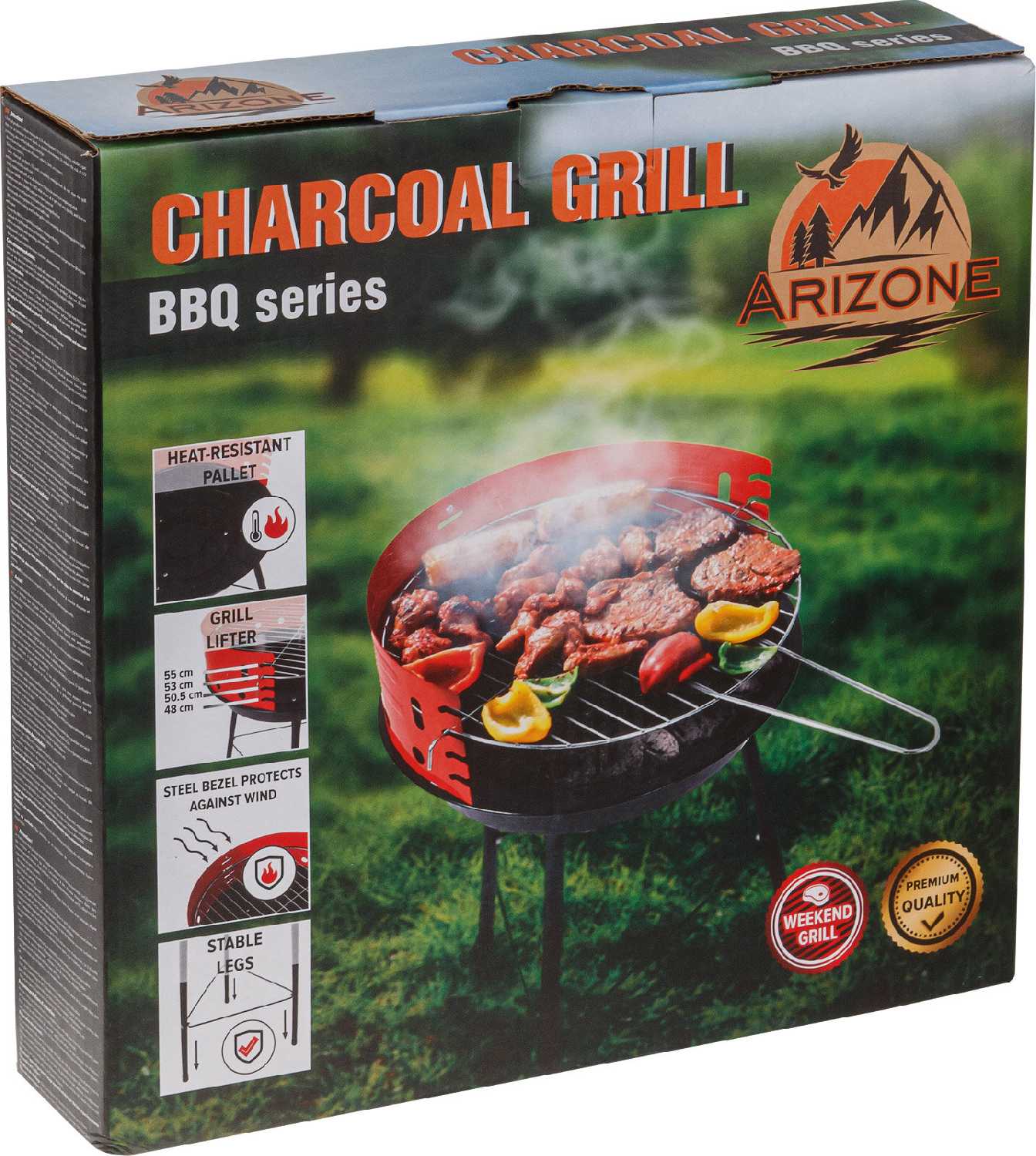 Гриль угольный ARIZONE BBQ Гриль разборный (47-353556) фотография 3