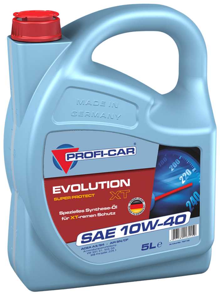 Полусинтетическое моторное масло PROFI-CAR Evolution XT SAE 10W-40