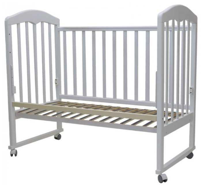 Кроватка Топотушки Сильвия-2 (колесо), качалка, полозья для качания фотография 1