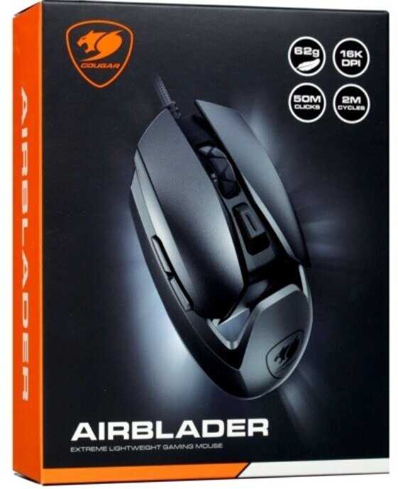 Мышь проводная Cougar Airblader (CGR-WONB-410M) фотография 1
