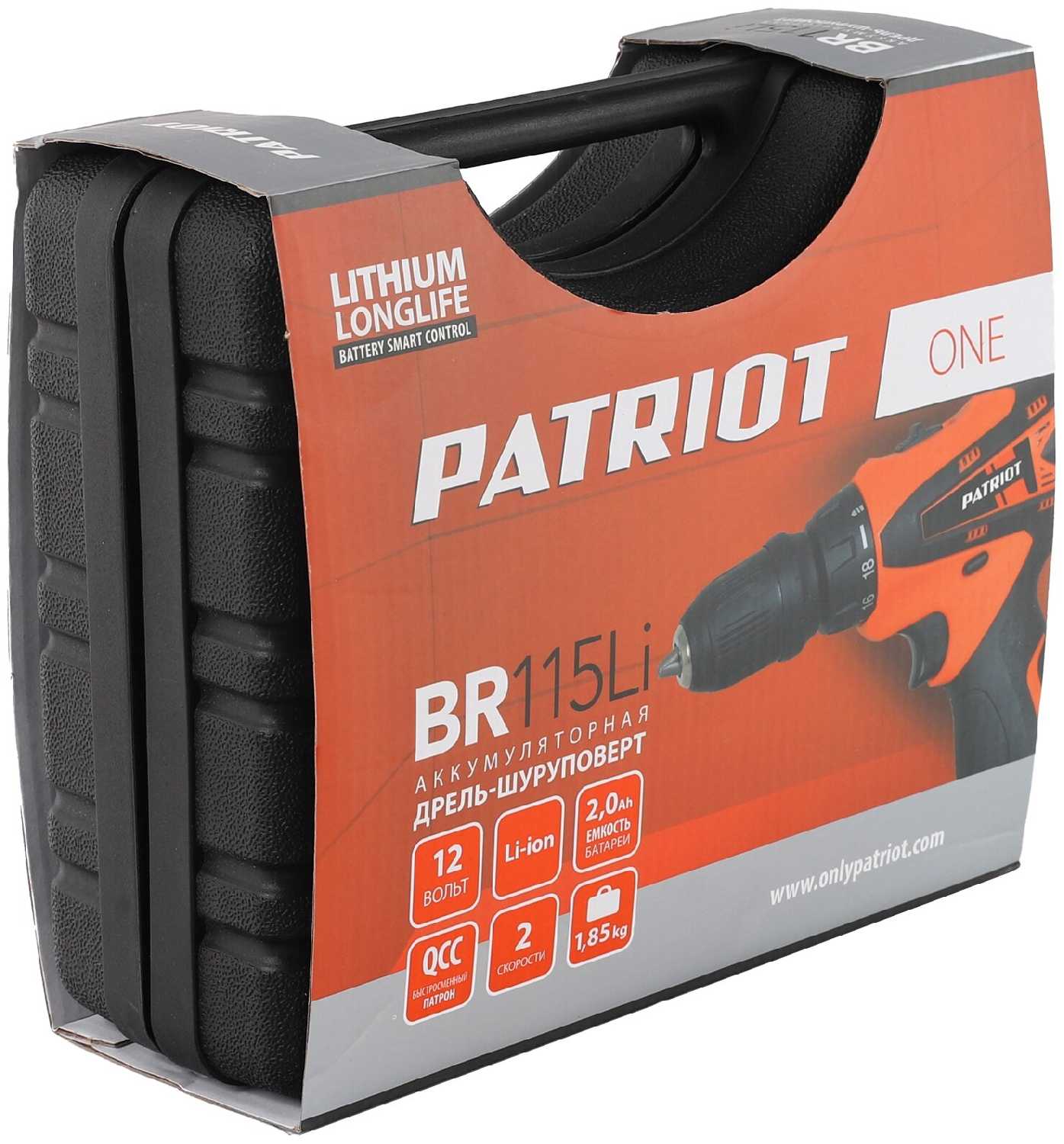 Аккумуляторная дрель-шуруповерт PATRIOT BR 115 фотография 5