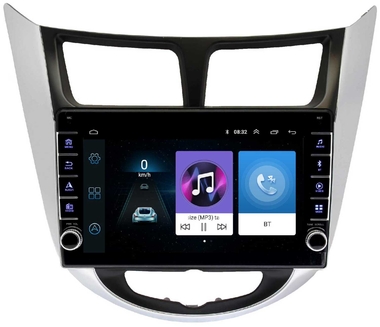 Штатная магнитола Wide Media Hyundai Solaris 2010 - 2016, Verna [Android 10, WiFi, 2/32GB, 4 ядра]