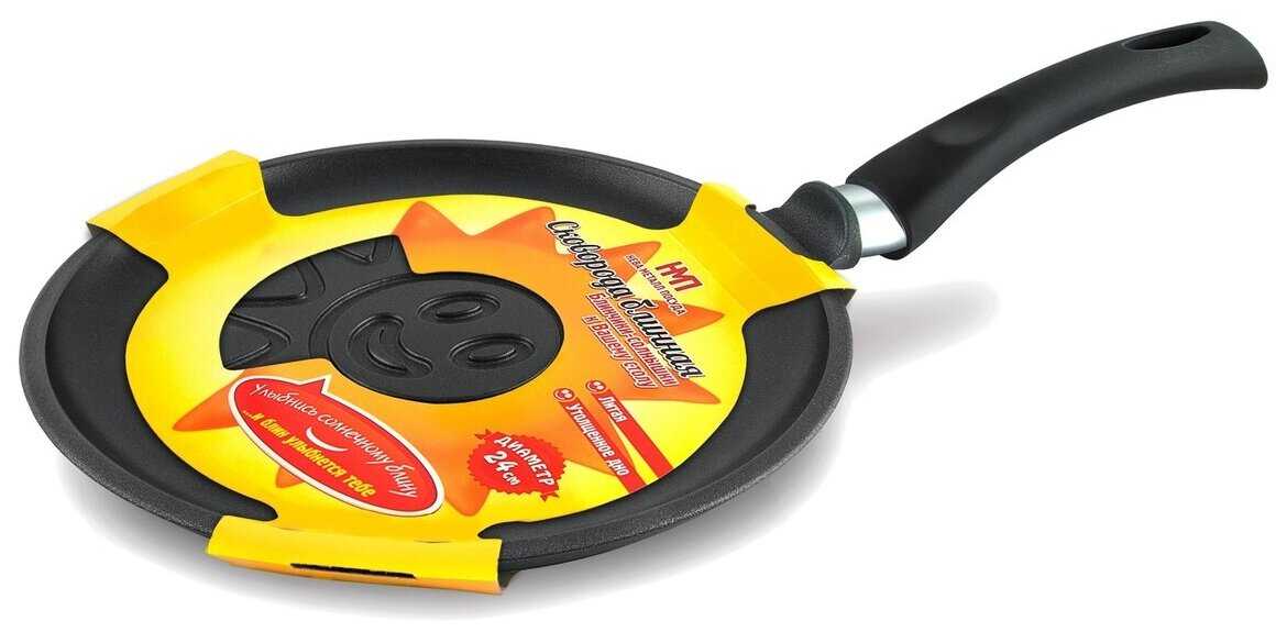 Сковорода блинная НЕВА МЕТАЛЛ ПОСУДА Солнце фотография 4