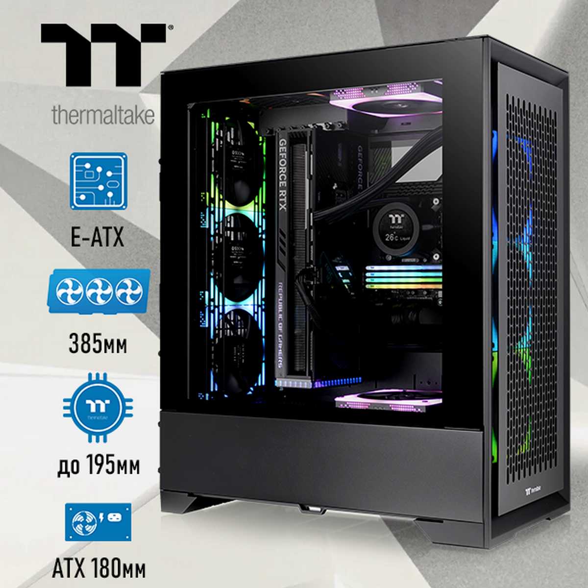 Корпус Thermaltake CTE T500 Air (CA-1X8-00F1WN-00) фотография 2