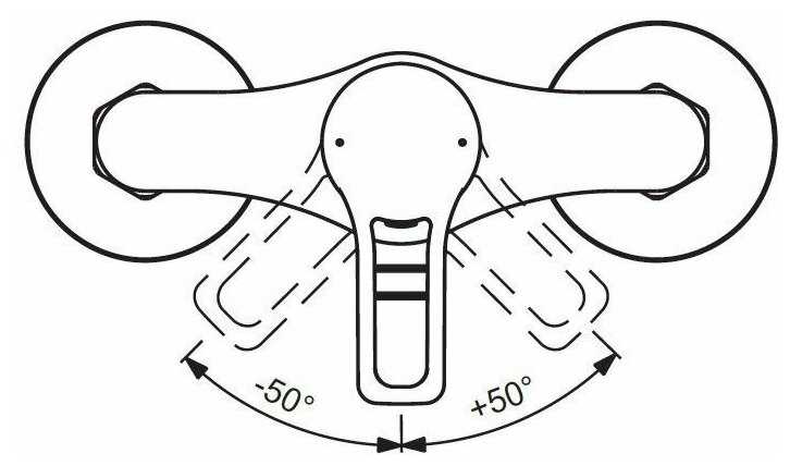 Смеситель для ванны VIDIMA Хайп BA398AA, рычажный фотография 15