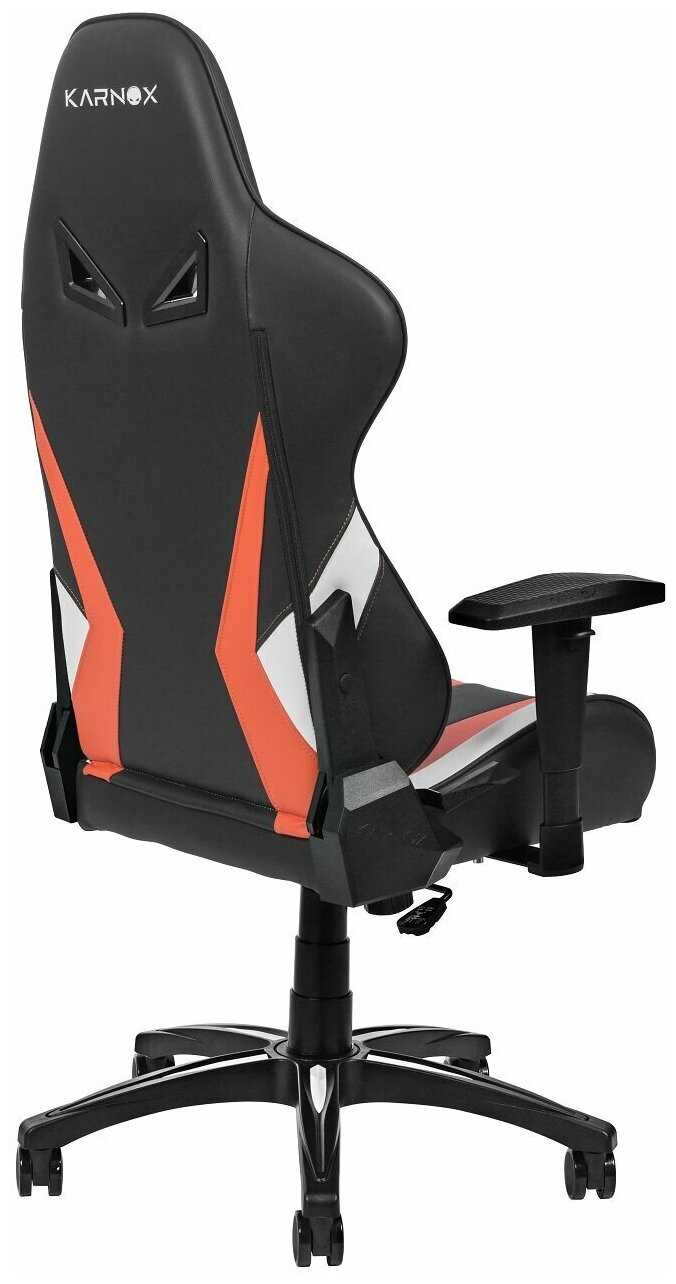 Кресло геймерское KARNOX HERO Lava Edition, черно-оранжевый фотография 3