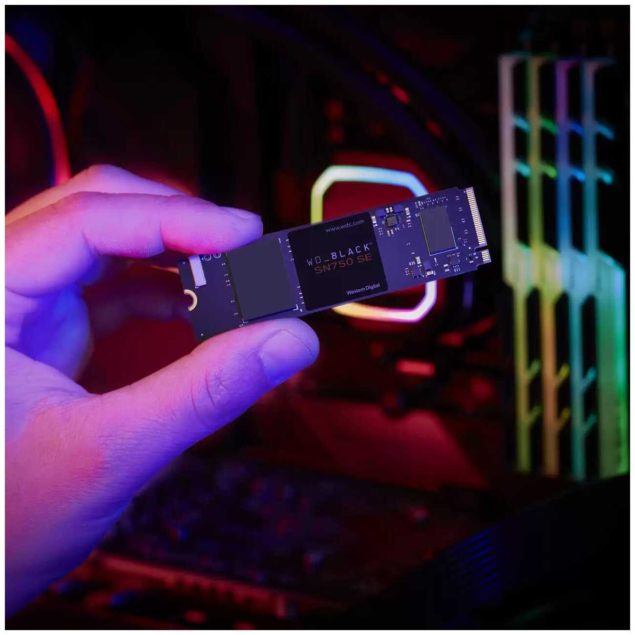 Твердотельный накопитель Western Digital WD Black SN750 SE (WDS100T1B0E) фотография 5