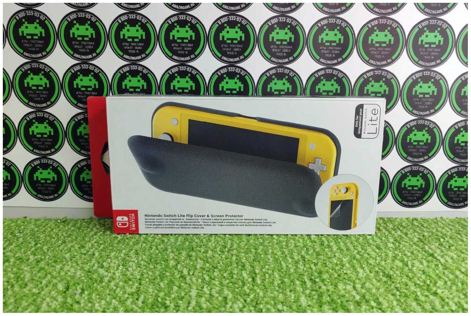 Чехол Nintendo Чехол с крышкой и защитная пленка (Nintendo Switch Lite) фотография 4