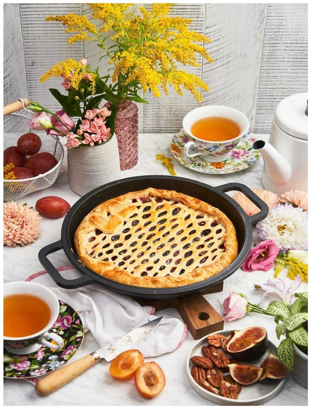 Казан НЕВА МЕТАЛЛ ПОСУДА Литой с крышкой-сковородой фотография 4