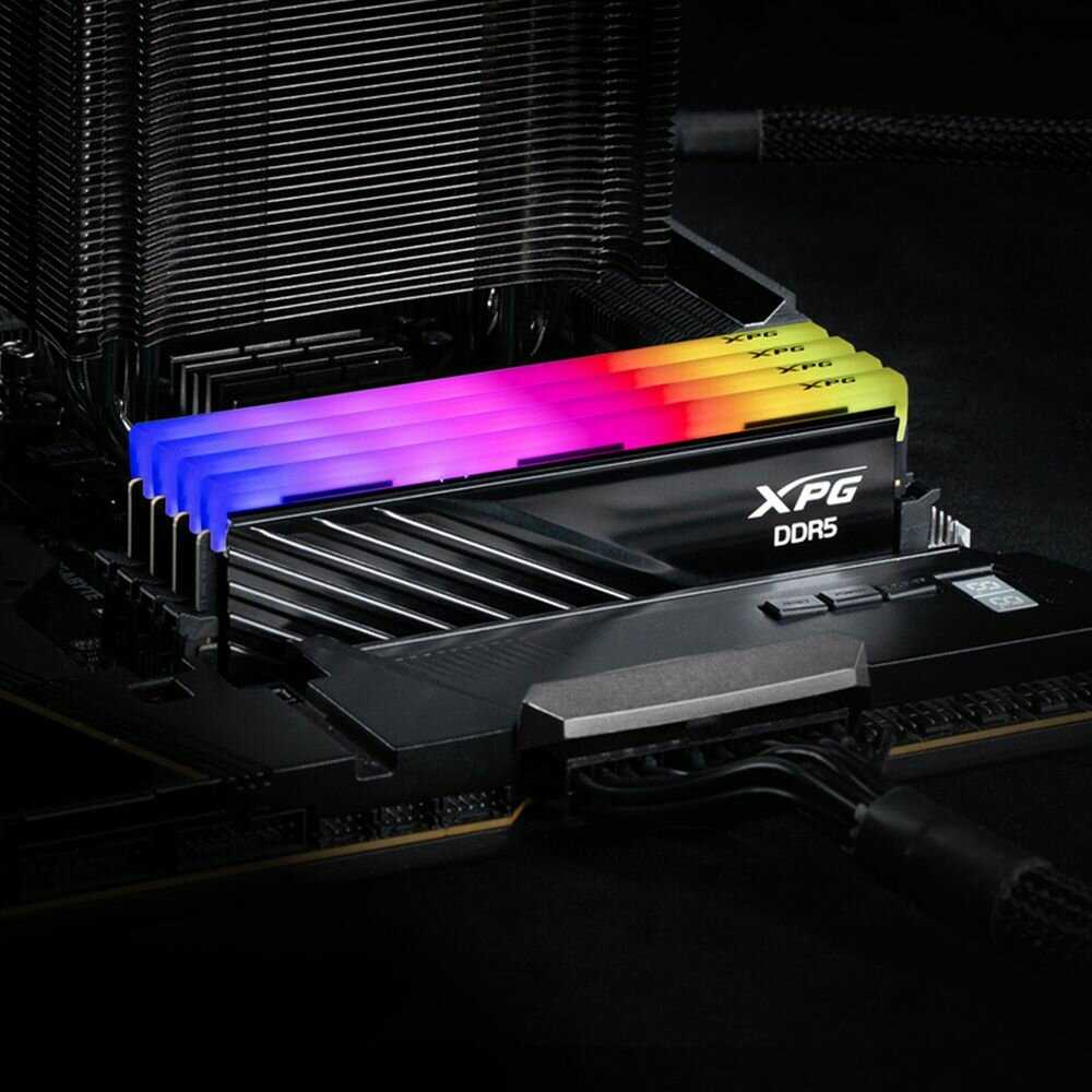 Набор памяти ADATA DDR5 32Gb (2x16Gb) 6400MHz (AX5U6400C3216G-DTLABRBK) фотография 6