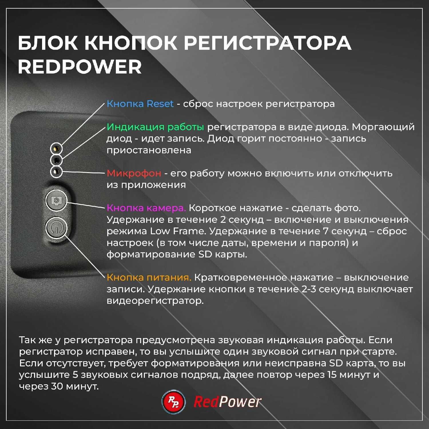 Двухканальный видеорегистратор RedPower DVR-BMW7-G DUAL фотография 4