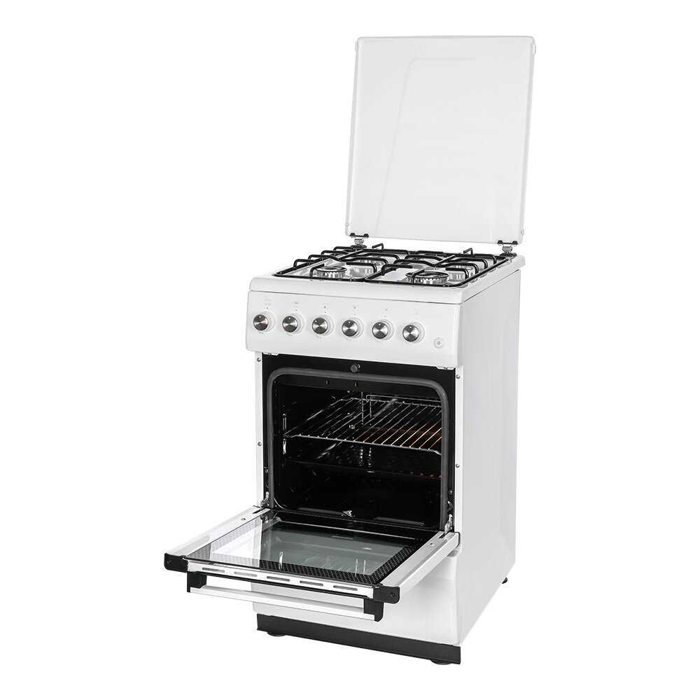 Газовая плита NORDFROST GG 5061 W (50 литров, авторозжиг конфорок, газ-контроль духовки) фотография 34