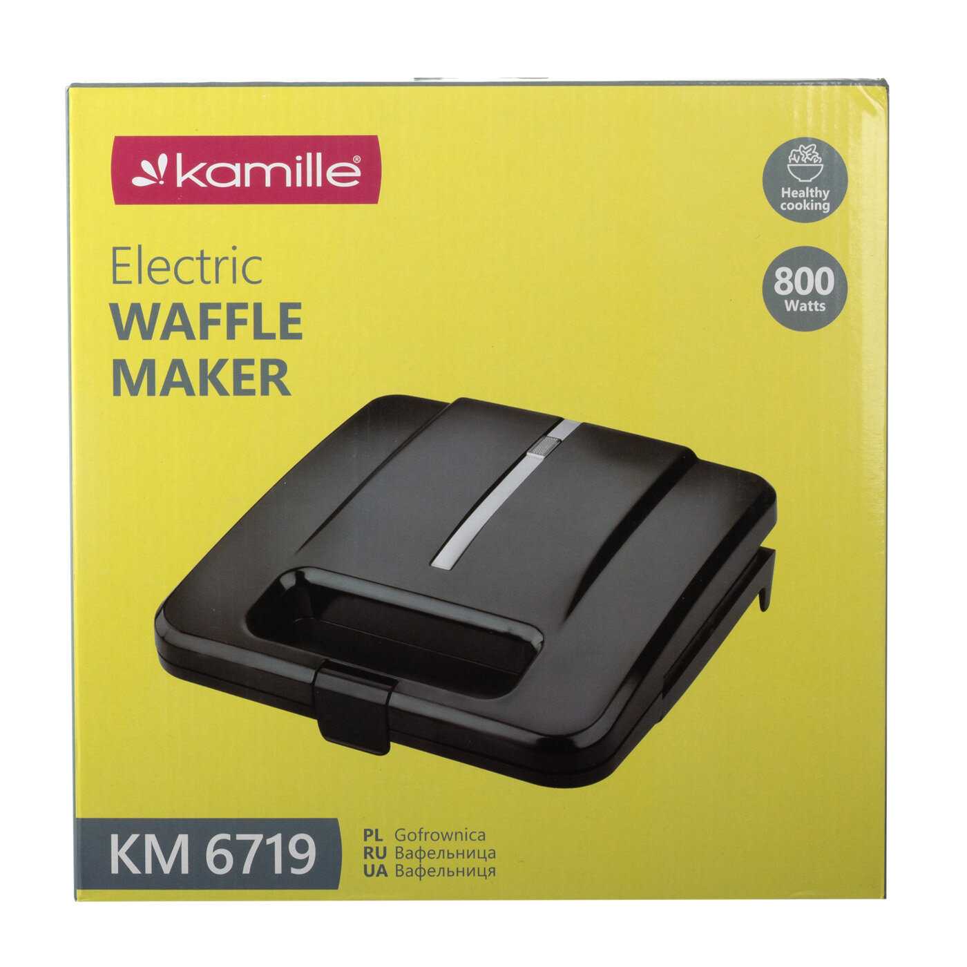 Вафельница электрическая Kamille Вафельница KM 6719 (6719) фотография 7