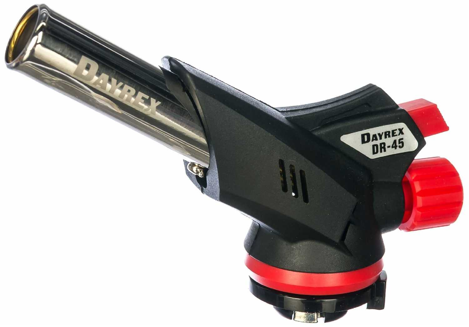 Горелка газовая с пьезоподжигом для розжига/горелка-насадка туристическая на баллон (цанговый), DAYREX-45 фотография 4