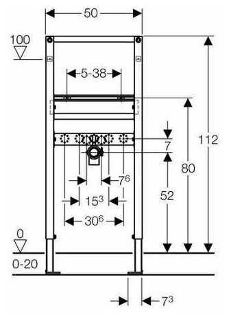 Рамная инсталляция GEBERIT Duofix (111.434.00.1) фотография 8