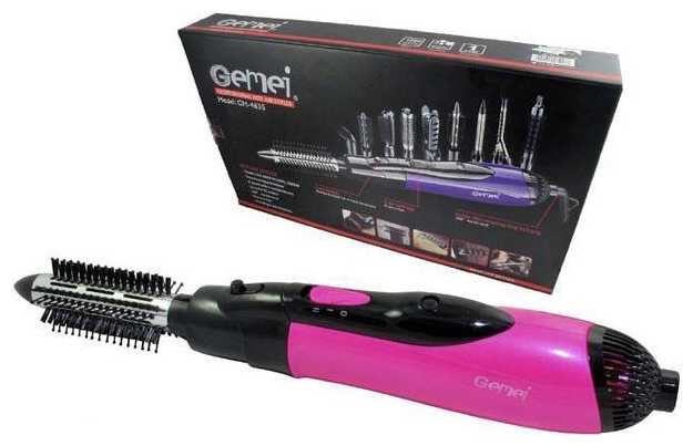 Gemei / Фен для волос Gemei GM-4833 10 в 1/ комплект фотография 5