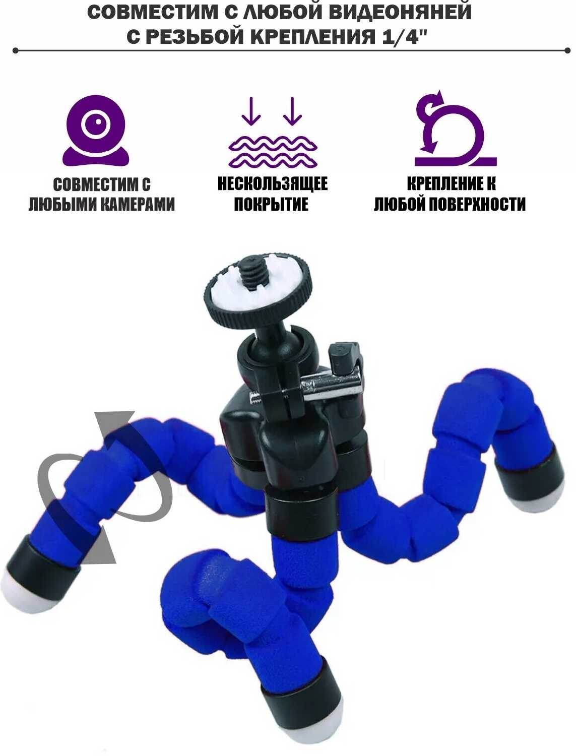 Крепление для камер видеоняни FLEX-01BR-N фотография 2